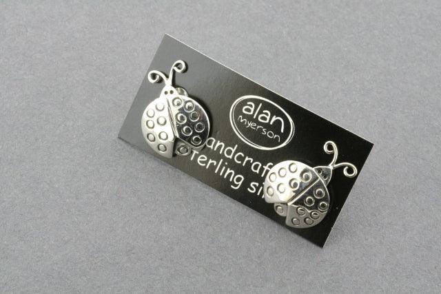 Sterling Silver Ladybug Stud Earrings - Cute & Dainty Jewelry for Women - Perfect for Everyday Wear, Gifts & Special Occasions