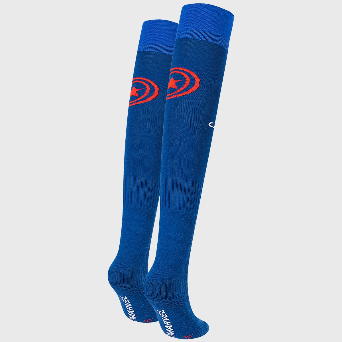 Captain America Rugby Socks - Classic Hurricane Design for Men & Women - Perfect for Cosplay, Sports & Marvel Fan Gifts