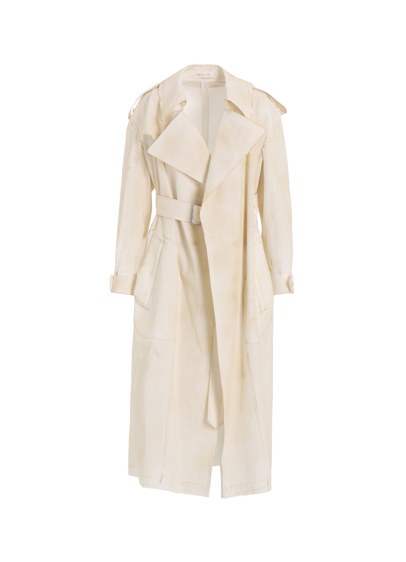 Premium Cotton Linen Trench Coat with Roller Printing - Stylish Waterproof Raincoat for Women & Men | Perfect for Office, Travel & Outdoor Activities