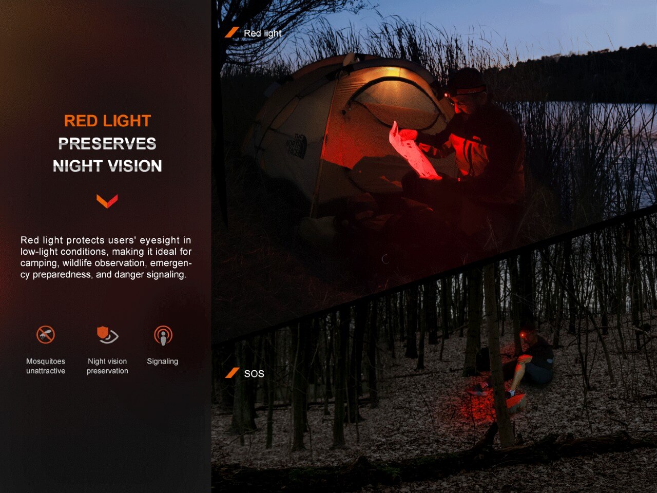 Fenix HL16 Lightweight Outdoor Hiking LED Headlamp - 300 Lumens, USB Rechargeable, Waterproof Headlight for Camping, Running, Fishing & Emergency Use