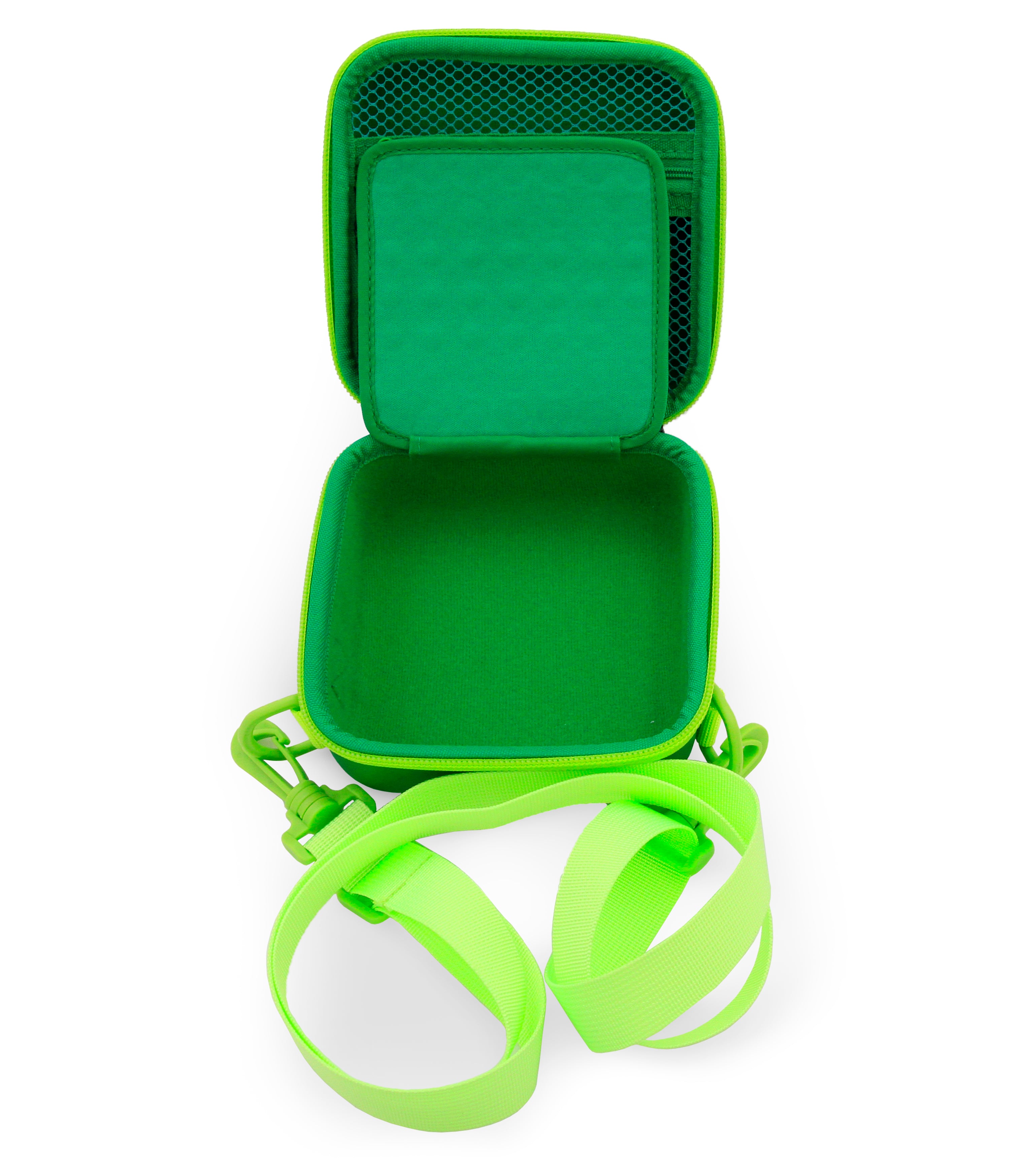 CASEMATIX Waterproof Travel Case for Ultimate Ears MINIROLL Bluetooth Speaker - Portable Protective Storage Bag with Charging Cable Pocket (Green) - Perfect for Outdoor Adventures, Travel & Beach Use