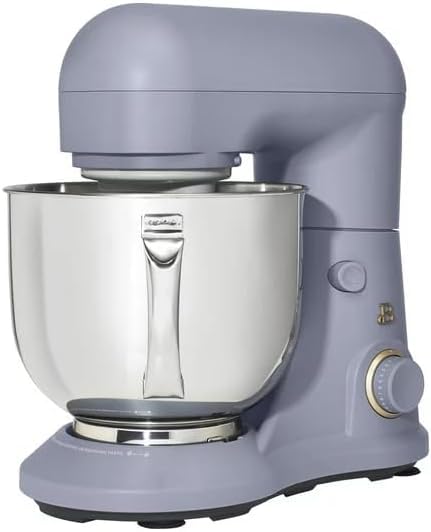 Drew Barrymore 5.3 Qt Stand Mixer - Lightweight Tilt-Head Electric Mixer with 300W Motor & 12 Speed Settings - Perfect for Baking Cakes, Cookies & Bread Dough (Cornflower Blue)
