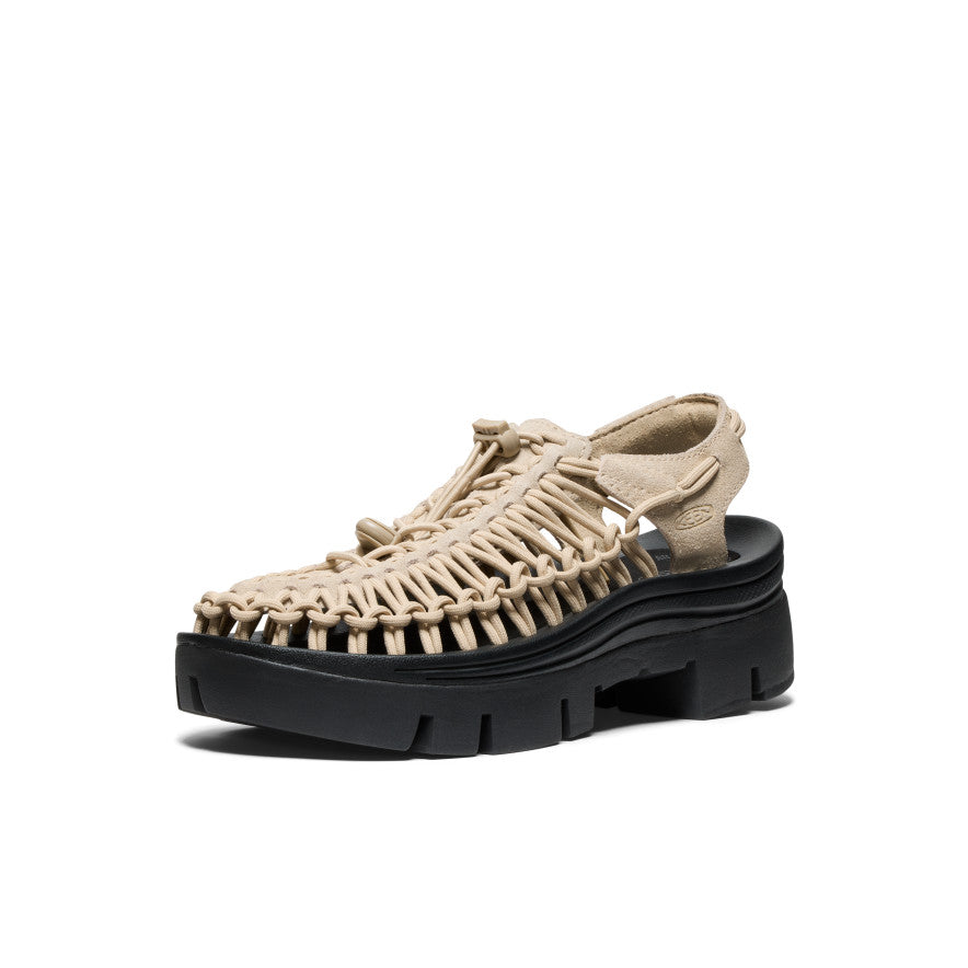 Unisex UNEEK PLT Sneakers - Safari & Black Colorway | Comfortable Casual Shoes for Men & Women | Perfect for Walking, Travel & Everyday Wear