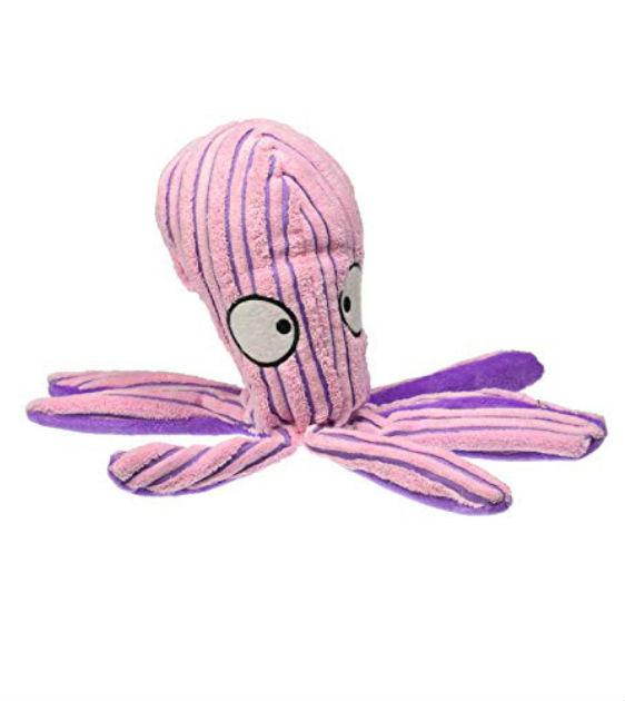 Kong Cuteseas Octopus Plush Dog Toy - Soft & Durable Chew Toy for Small & Medium Dogs - Perfect for Playtime, Training & Cuddling