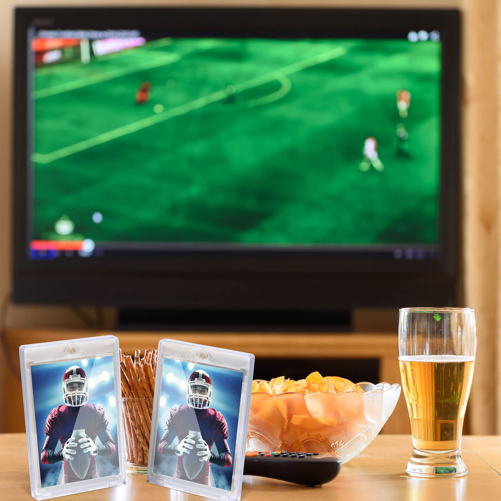 Premium 35pt Magnetic Card Holders - 90 Pack Ultra-Durable Trading Card Protectors for Baseball, Football & Collectible Cards | Perfect for Sports Memorabilia, Gaming Cards & Credit Card Protection | Organize, Display & Safeguard Your Valuable Collection