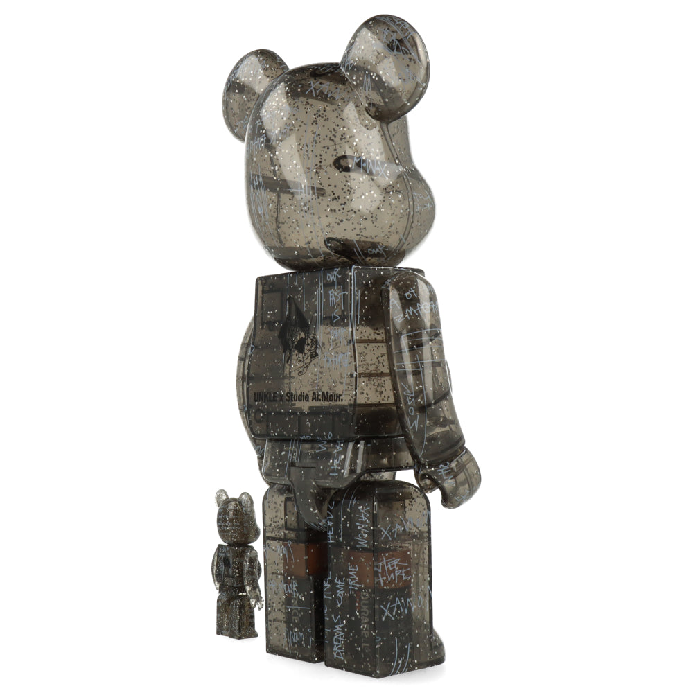 400% + 100% Bearbrick UNKLE x Studio Ar.Mour Limited Edition Collectible Art Toy - Perfect for Display, Home Decor & Gifts for Collectors
