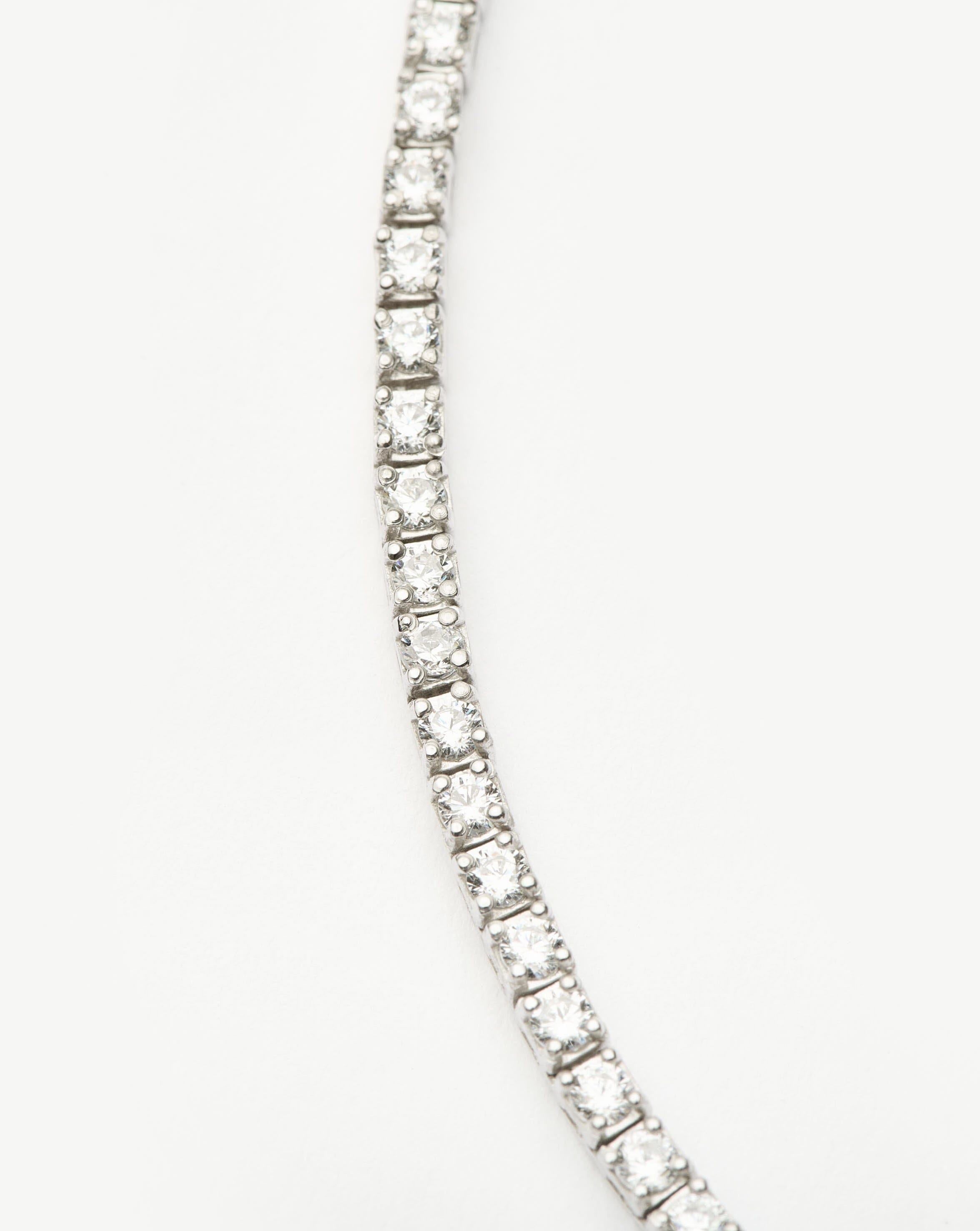 Classic Tennis Necklace | Sterling Silver Cubic Zirconia Jewelry for Women | Elegant Gift for Anniversary, Wedding & Special Occasions