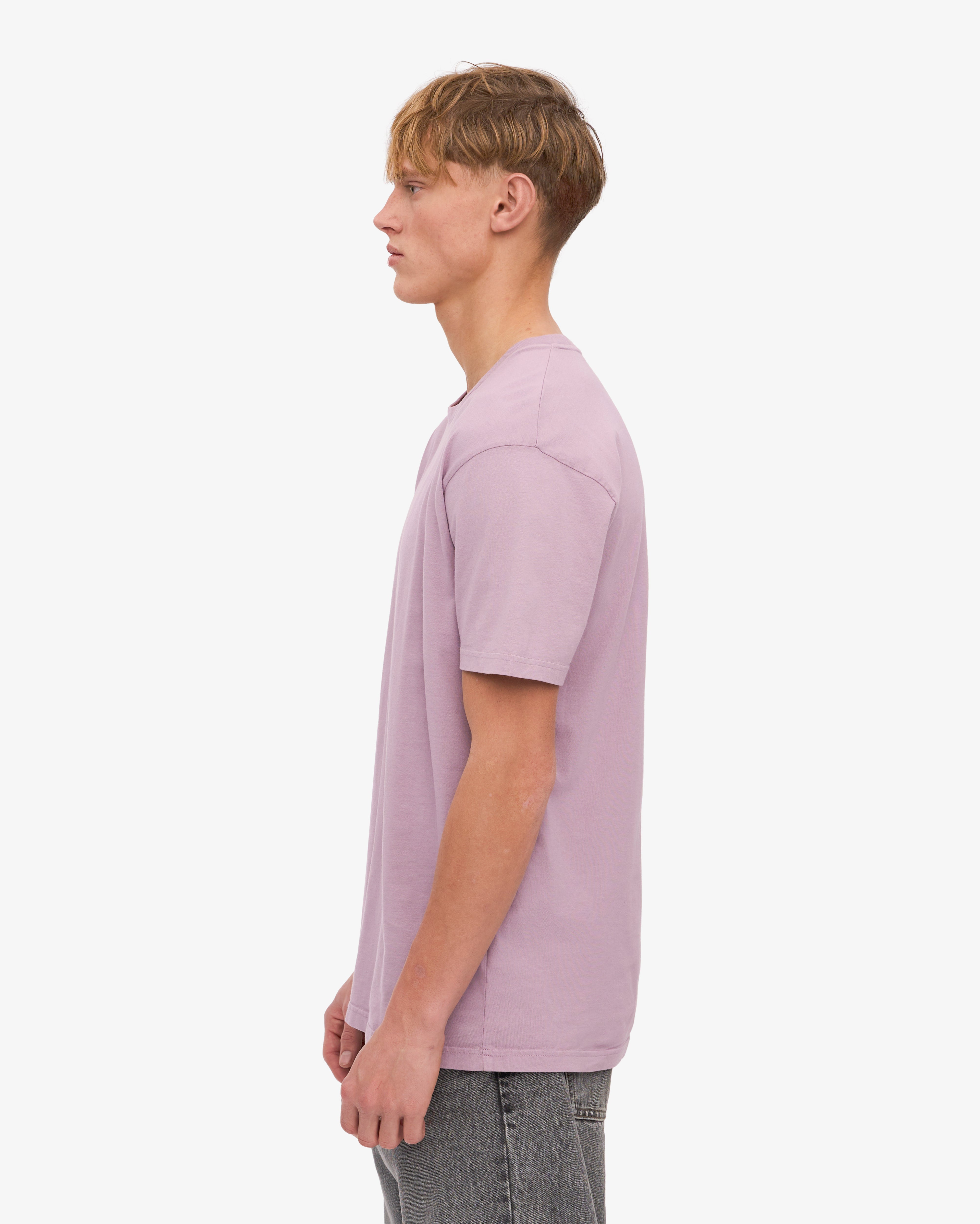 Classic Organic Cotton T-Shirt for Women - Soft & Comfortable Pearly Purple Tee - Perfect for Casual Wear, Yoga & Everyday Outfits