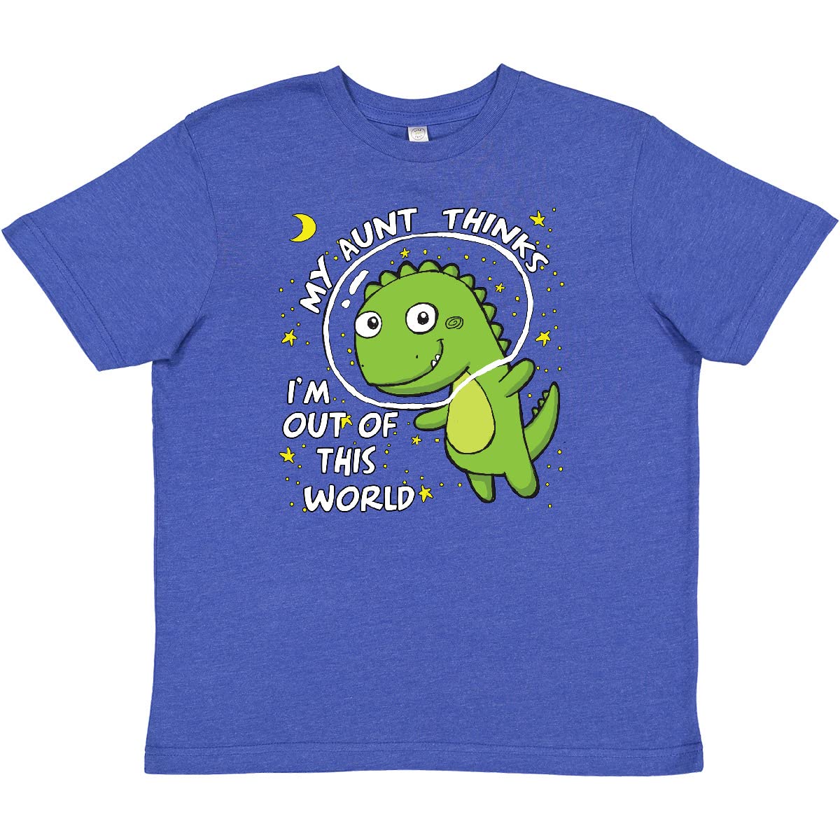 Inktastic My Aunt Dinosaur Youth T-Shirt - Cute Dino Graphic Tee for Kids & Toddlers - Perfect for Birthday Gifts, Family Reunions & Casual Wear