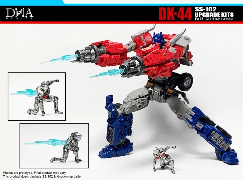 DNA Design DK 44 Upgrade Kit for Transformers Studio Series SS 102 Optimus Prime - Enhance Your Collectible Figure with Premium Accessories for Display & Photography