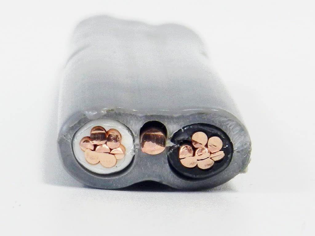 Nassau 6/2 UF-B Underground Feeder Cable - 60FT Direct Burial Wire for Outdoor Electrical Projects - Perfect for Landscape Lighting, Shed Wiring & Underground Power Supply