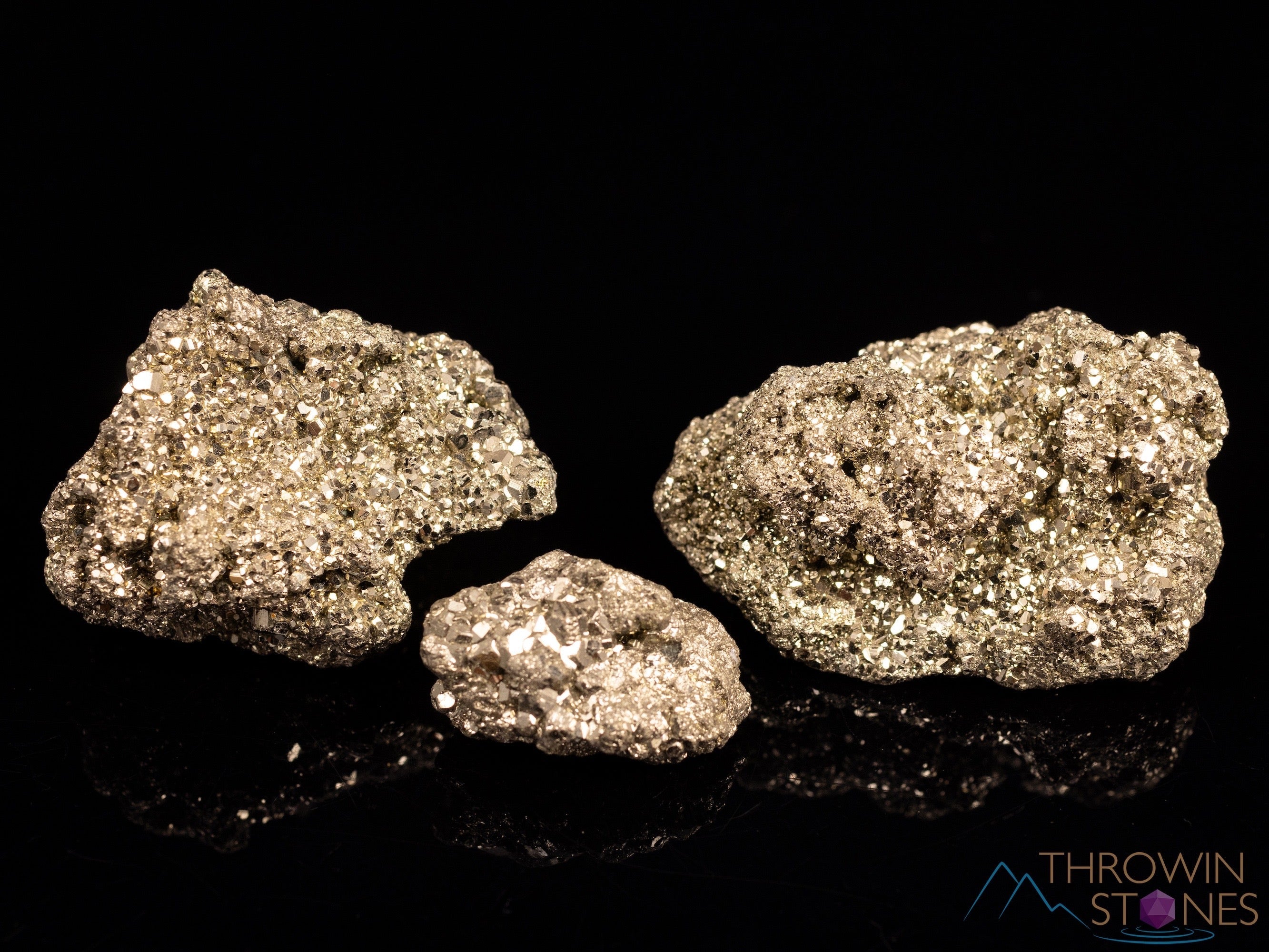 PYRITE Raw Crystal Cluster - Natural Healing Stones for Metaphysical & Home Decor | Energy Cleansing, Meditation & Spiritual Gifts