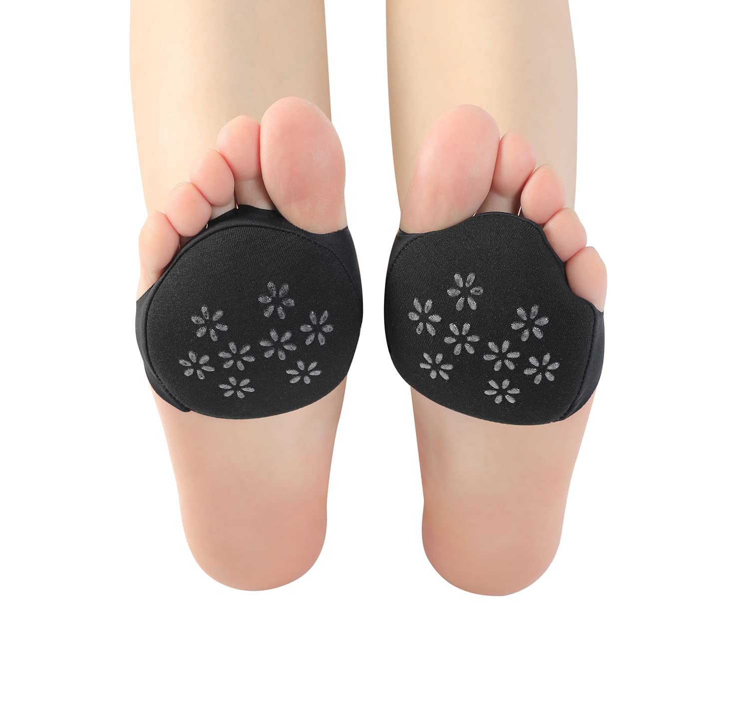 Non-Slip Women's Toe Socks for Heels - Comfortable Half Socks Pads for Oxfords, Flats & Pumps - Perfect for Work, Parties & Daily Wear