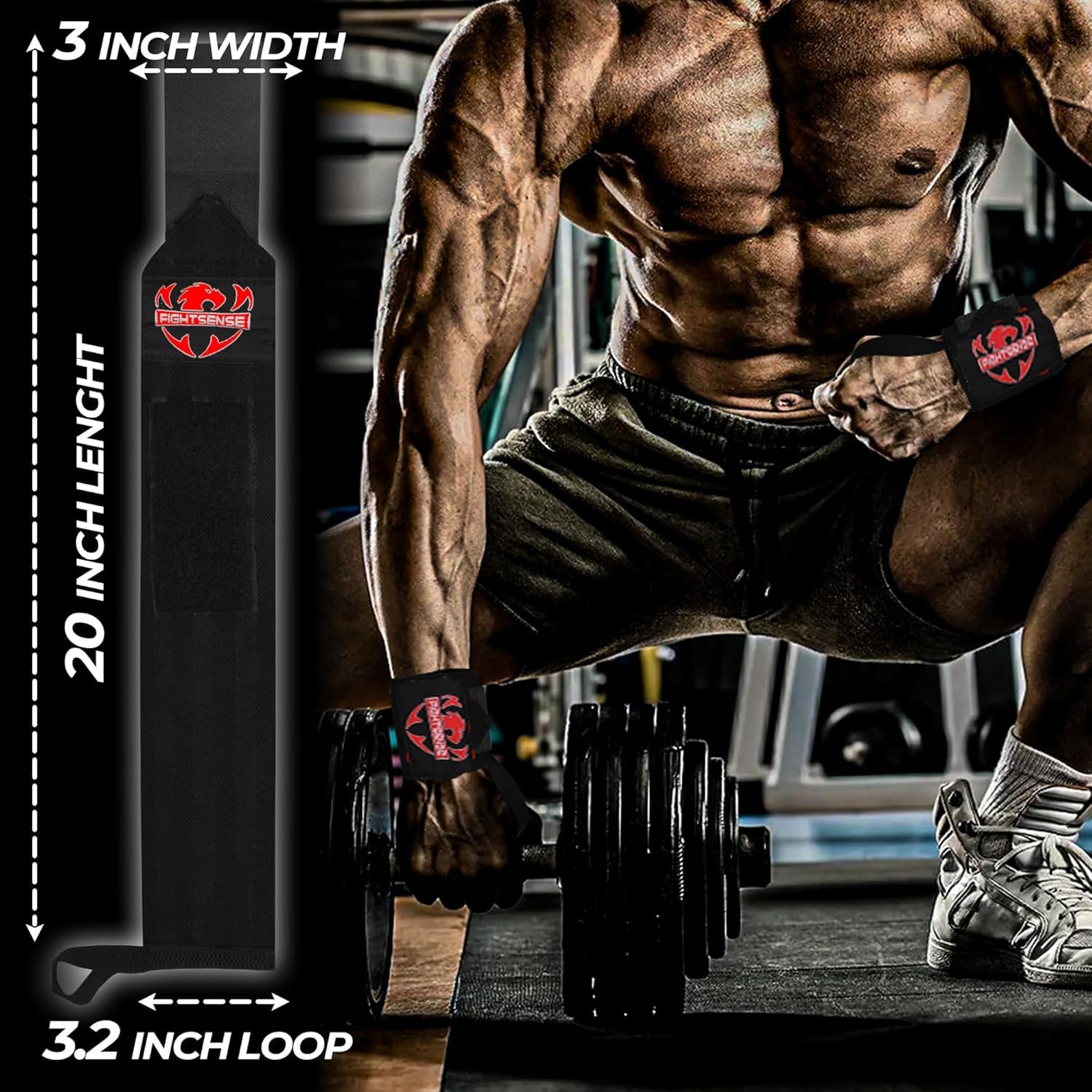 FIGHTSENSE Arm Blaster - Biceps & Triceps Workout Isolator for Muscle Building - Gym & Home Fitness Training Support - Perfect for Strength Training and Bodybuilding