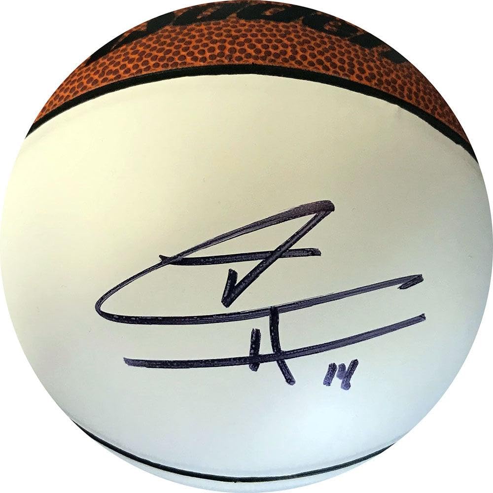 Tyler Herro Autographed Panel Mini Basketball with JSA Certification - Signed Collectible for NBA Fans, Home Decor & Sports Memorabilia Collection