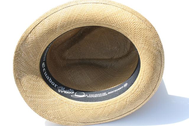 Premium Panama Hat for Men & Women - 100% Toquilla Straw Handwoven Sun Hat - Classic Tobacco Color - Perfect for Beach, Travel & Outdoor Activities