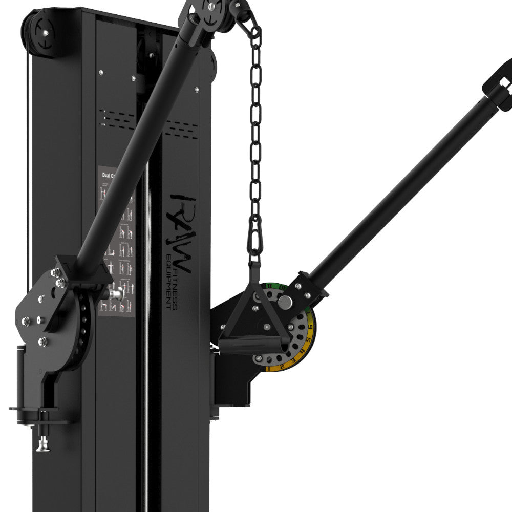 Dual Cable Crossover Single Stack Gym Station - 100KG Weight Capacity for Home & Commercial Strength Training