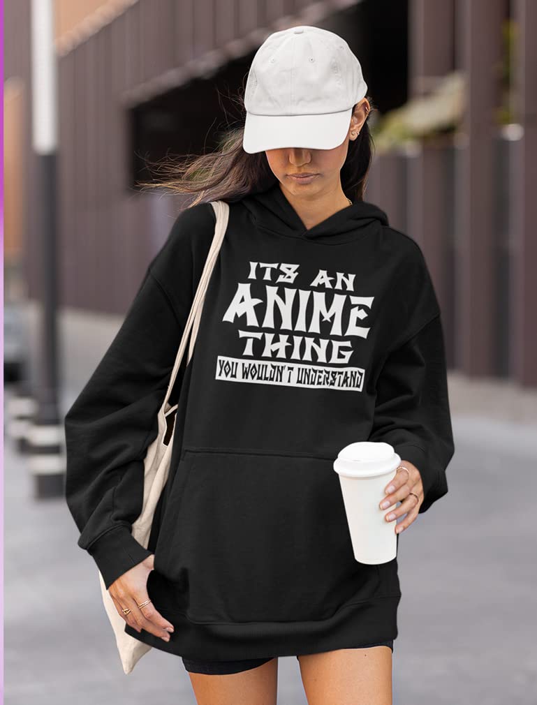 Anime Hoodie for Women & Teen Girls | Manga Graphic Pullover Sweatshirt | Casual Wear for Cosplay, School & Street Fashion