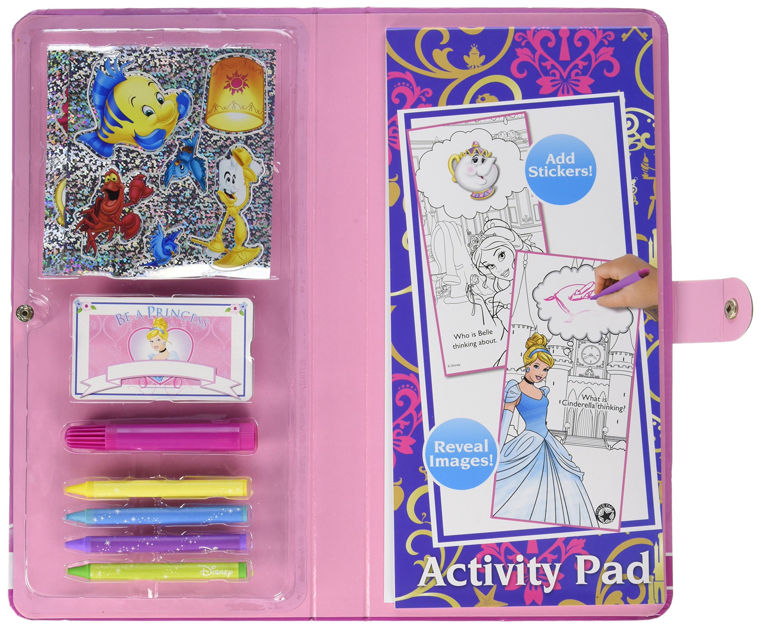 Tara Toys Disney Princess Cinderella Fashion Portfolio Playset - Kids Pretend Play Dress Up Set for Birthday & Party Fun | Perfect Gift for Girls Ages 3-6