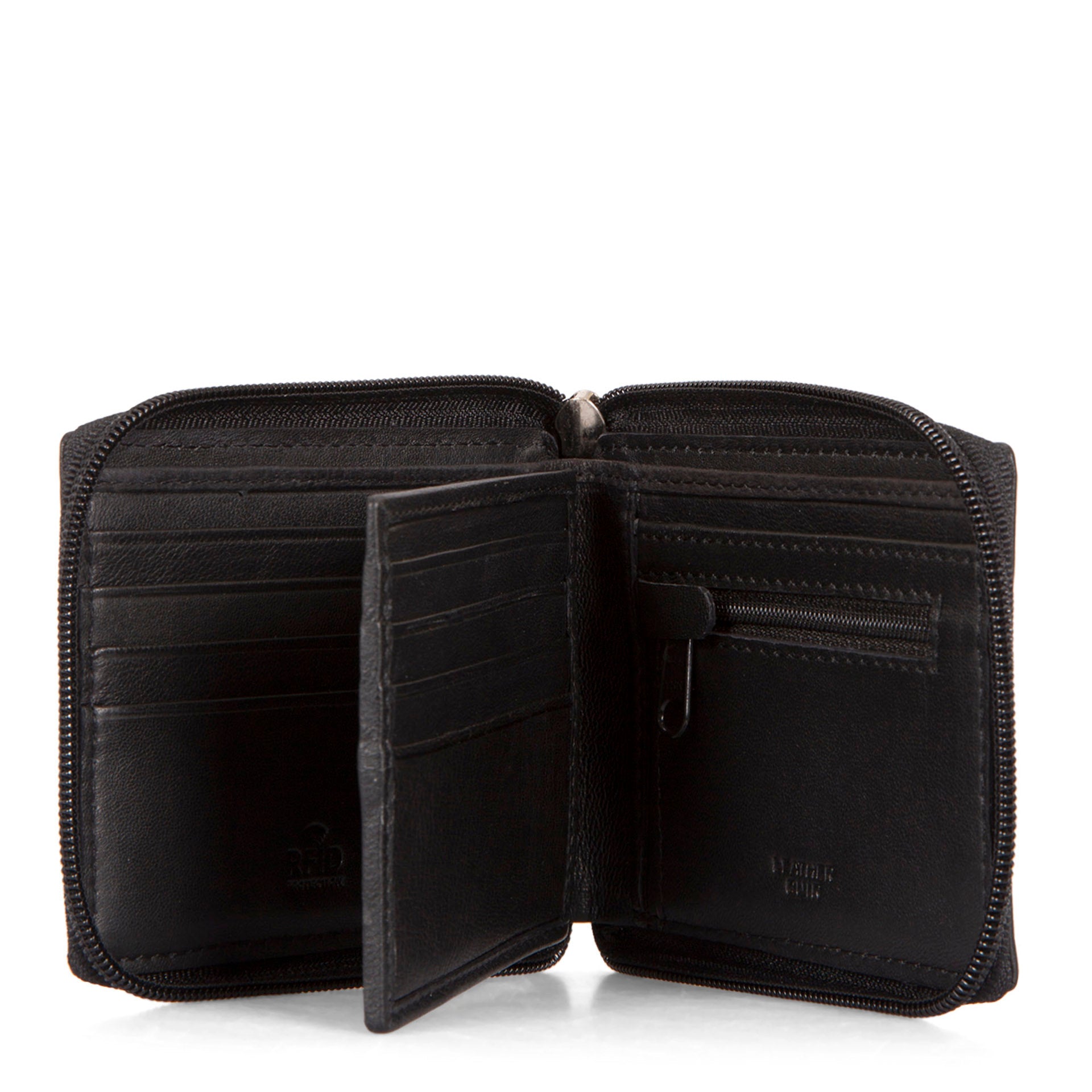 Premium RFID Blocking Zip Around Wallet for Men & Women - Slim Travel Wallet with Multiple Card Slots & ID Window - Perfect for Everyday Use, Travel & Business
