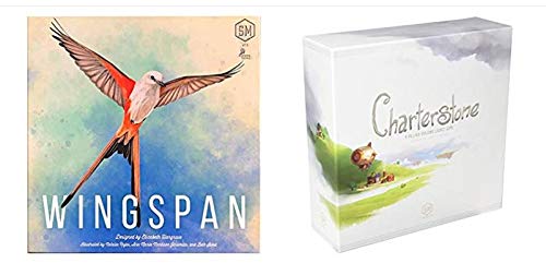 Wingspan Board Game with Swift Start Pack & Charterstone Bundle | Stonemaier Games Strategy Game for Family Game Night & Party Fun