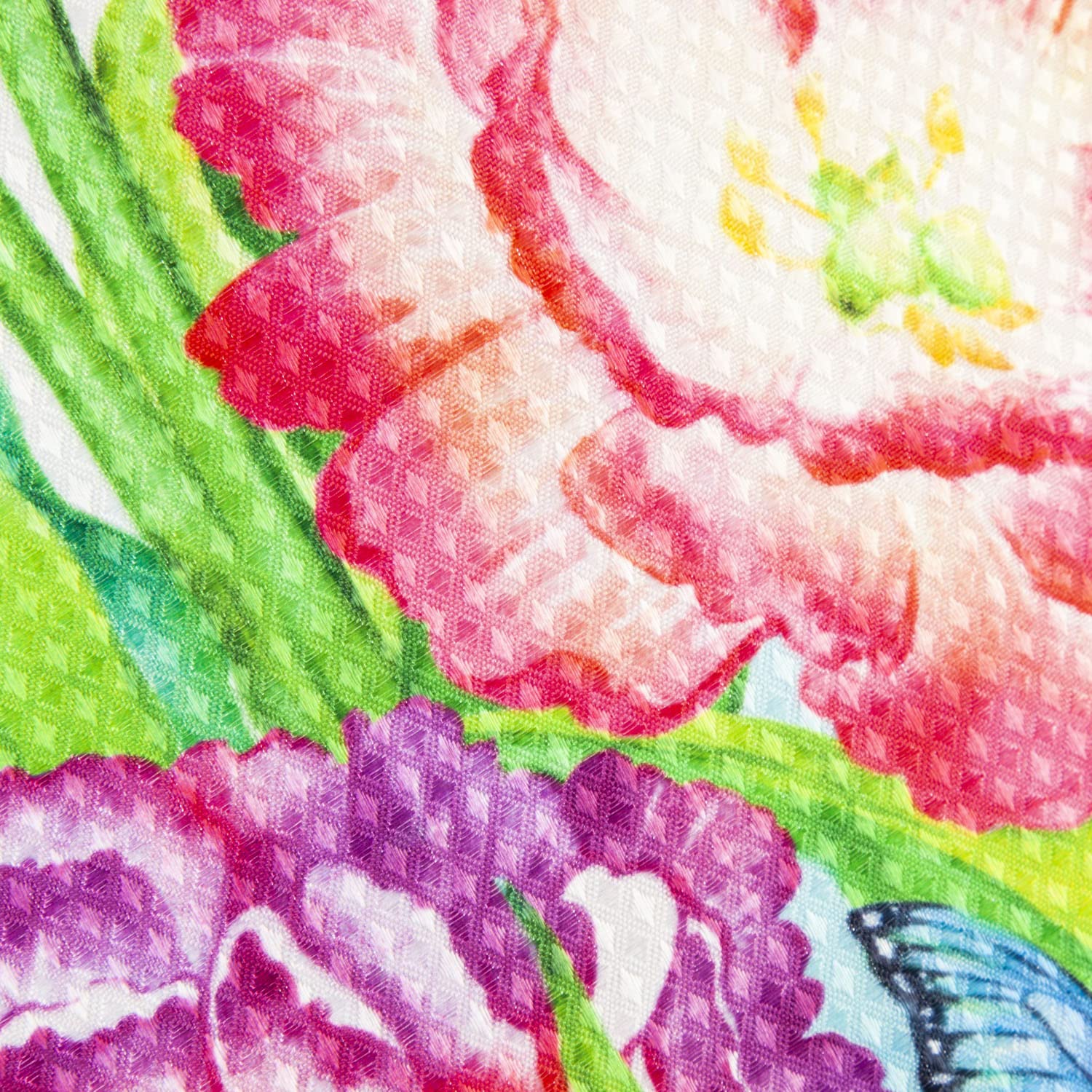 Evergreen Blooming Tulips Garden Waffle Flag - Decorative Yard Sign for Spring, Easter & Home Garden Decor | Outdoor Waterproof Lawn Ornament for Patio, Front Yard & Backyard Landscaping