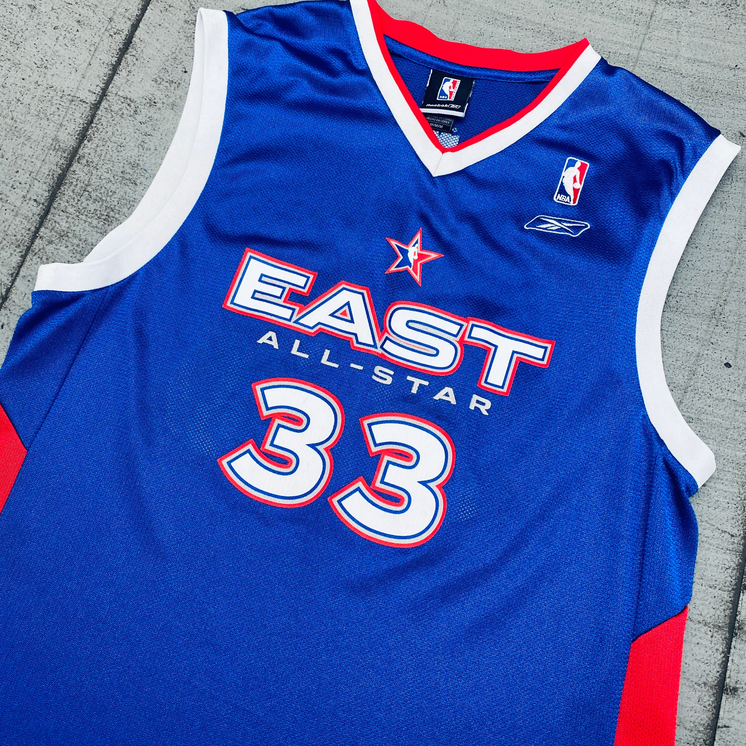 Authentic Reebok Grant Hill 2005 Eastern Conference All-Star Jersey (Medium) - Orlando Magic NBA Basketball Jersey for Fans & Collectors - Perfect for Game Day, Cosplay, and Sports Memorabilia Display