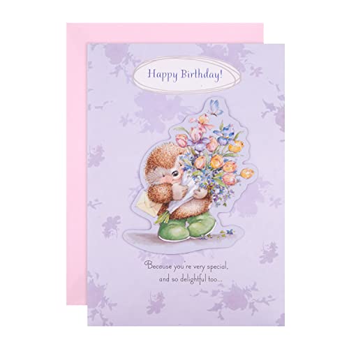 Birthday Card Hedgehog