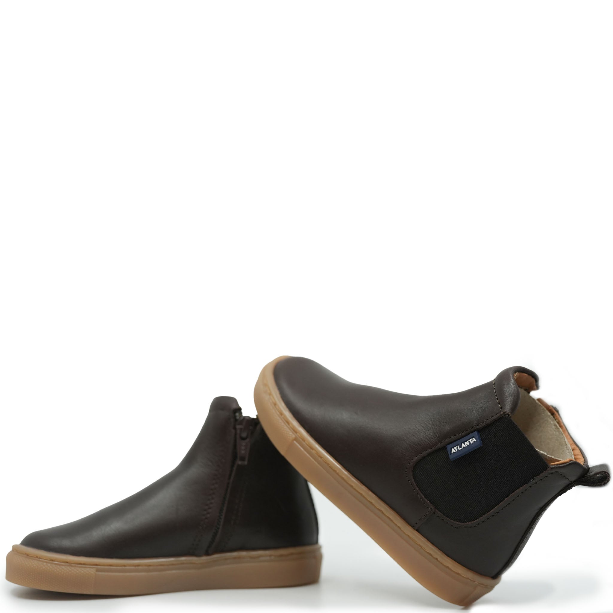Atlanta Mocassin Mocha High-Top Sneaker Boots for Women - Comfortable Casual & Street Style Shoes for Walking, Work, and Everyday Wear