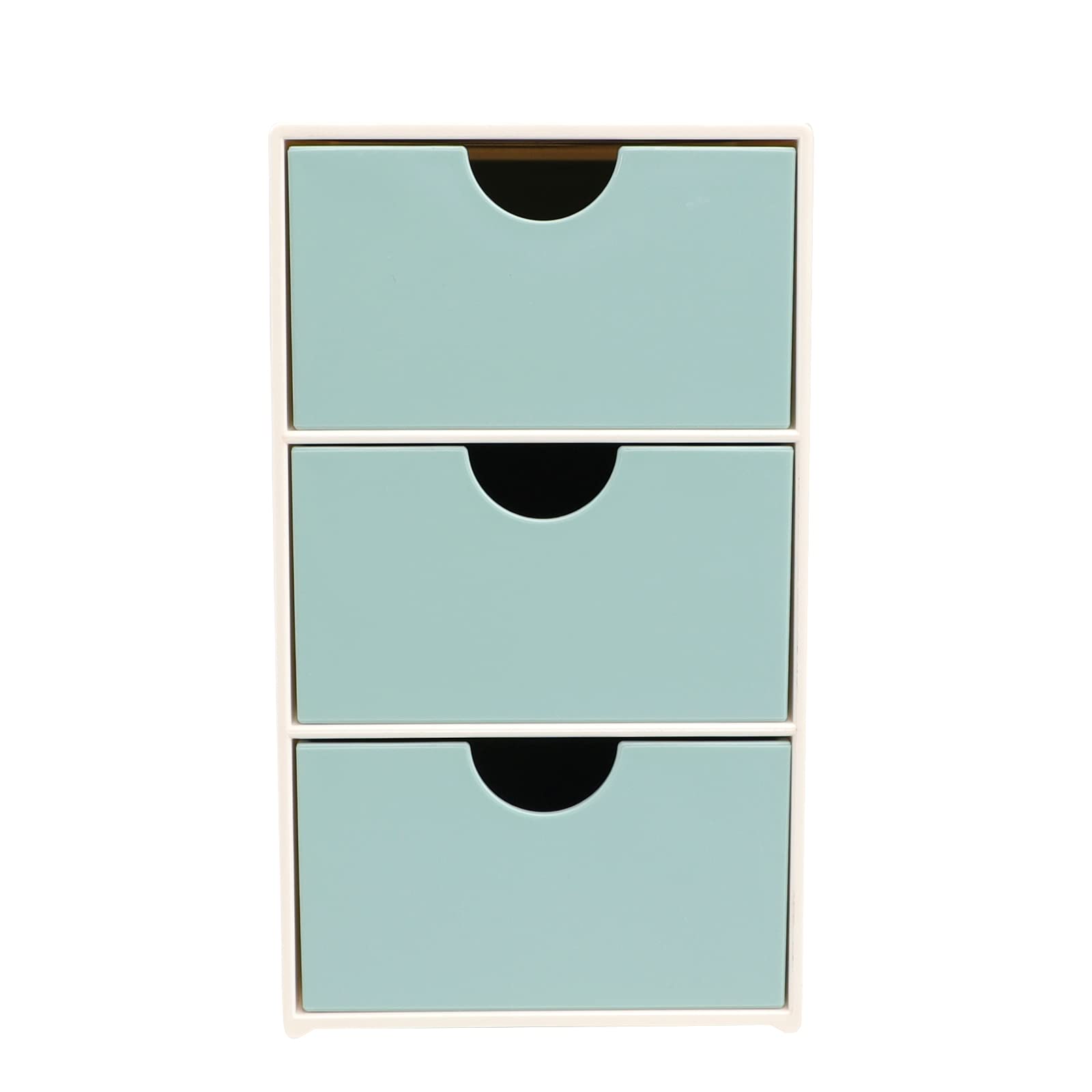 3-Drawer Desktop Storage Organizer - Home & Office Stationery Supplies Organizer with Drawers - Perfect for Desk, Countertop, and Workspace Organization (Ideal for Pens, Paper Clips, Sticky Notes & Office Supplies)