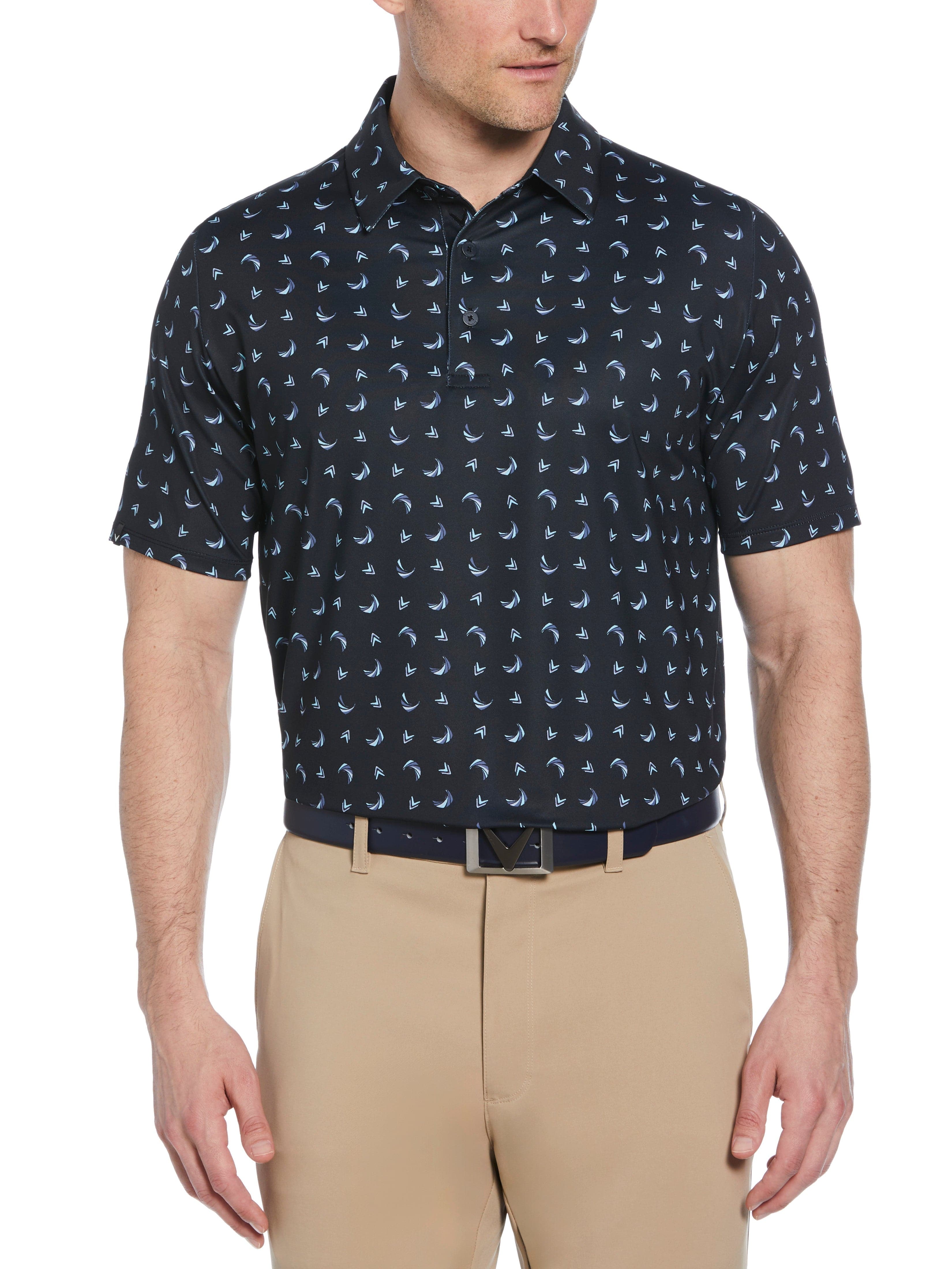 Men's Short Sleeve Abstract Chevron Print T-Shirt - Casual Summer Tee for Streetwear & Everyday Outfits