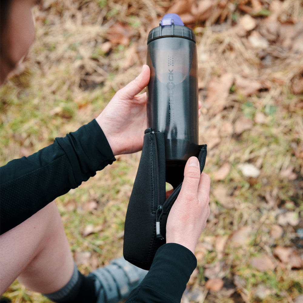 Fidlock Twist 600ml Insulated Water Bottle with Thermo Sleeve - Leakproof & Durable for Hiking, Cycling, and Outdoor Adventures
