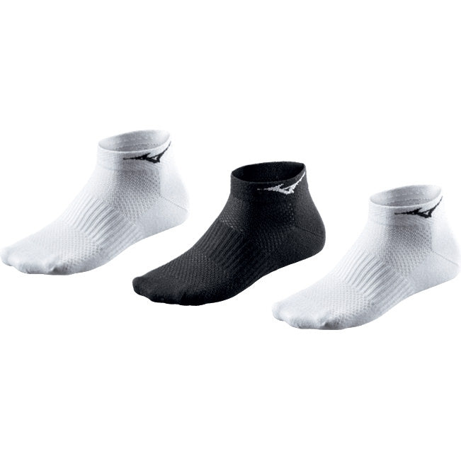 Mizuno Training Mid Socks 3 Pack - Cushioned Athletic Socks for Running, Gym & Sports - Breathable Comfort for Men & Women