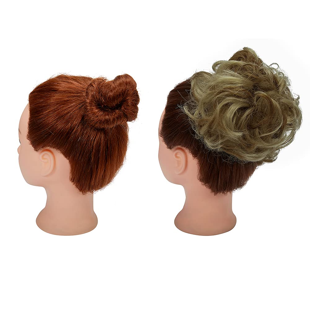 Messy Bun Hair Extensions - Thick Updo Scrunchies 2PCS for Ponytail & Hairstyles