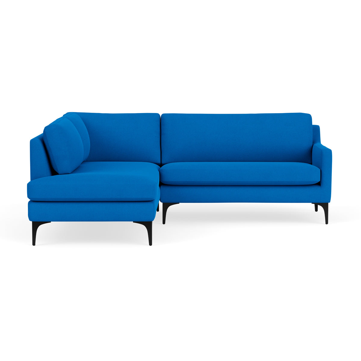Astha Fabric Left Corner Sofa - Modern L-Shaped Sectional Couch for Living Room, Lounge & Small Spaces | Comfortable Home Furniture for Relaxing & Entertaining