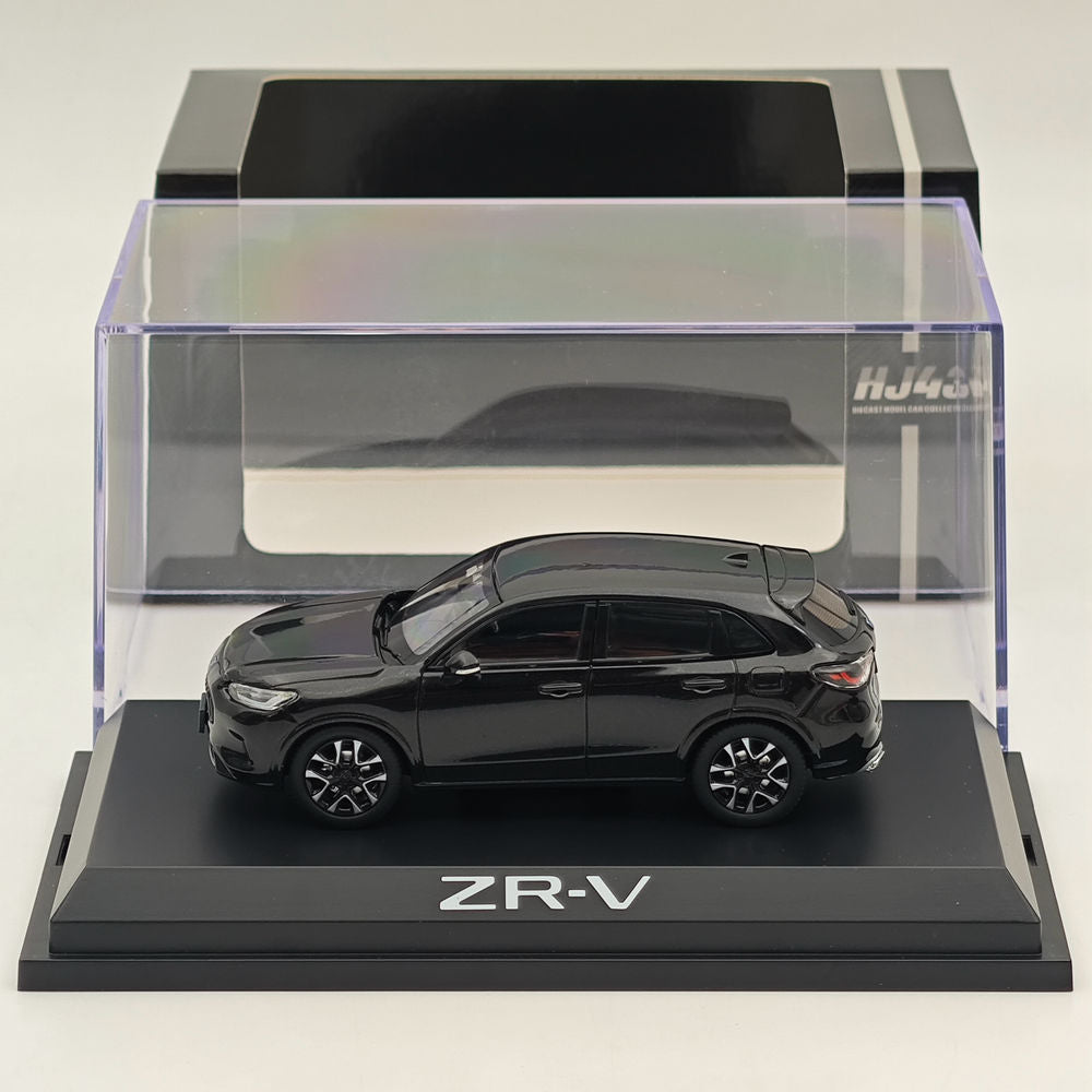 1/43 Honda ZR-V e:HEV Crystal Black Diecast Model Car - Hobby Japan HJ431005BK - Collectible Miniature Vehicle for Display & Gifts