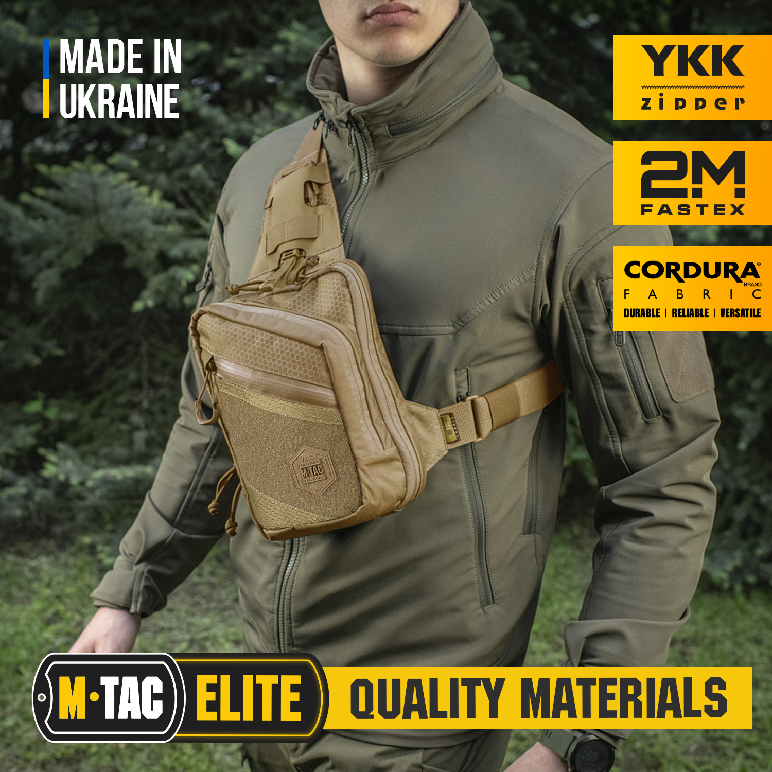 Tactical Pistol Sling Bag with MOLLE Panel - Durable & Adjustable for Concealed Carry, Range Training & Outdoor Adventures
