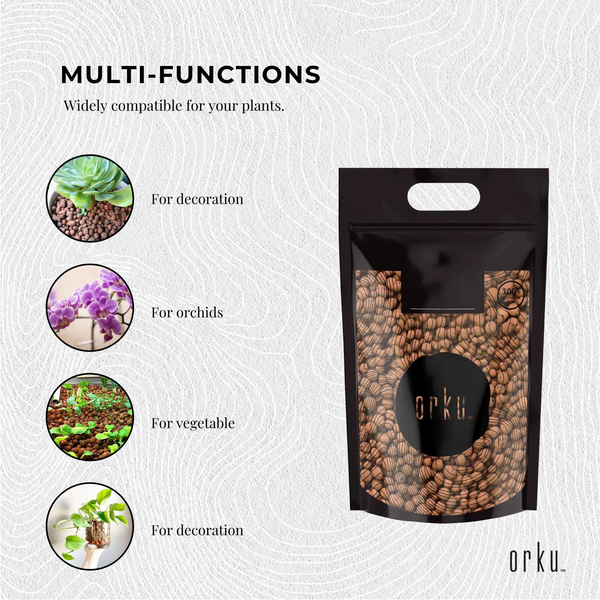 10L Hydro Clay Balls - Natural Premium Hydroponic Expanded Clay Pebbles for Plant Growing Medium | Ideal for Hydroponics, Aquaponics, Indoor & Outdoor Gardening