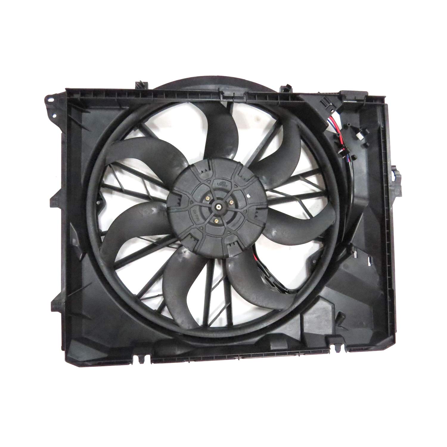 TYC 622980 Replacement Cooling Fan Assembly for BMW 3 Series 5 Series X3 X5 - High Performance Radiator Fan Motor - Perfect for Overheating Prevention & Engine Cooling