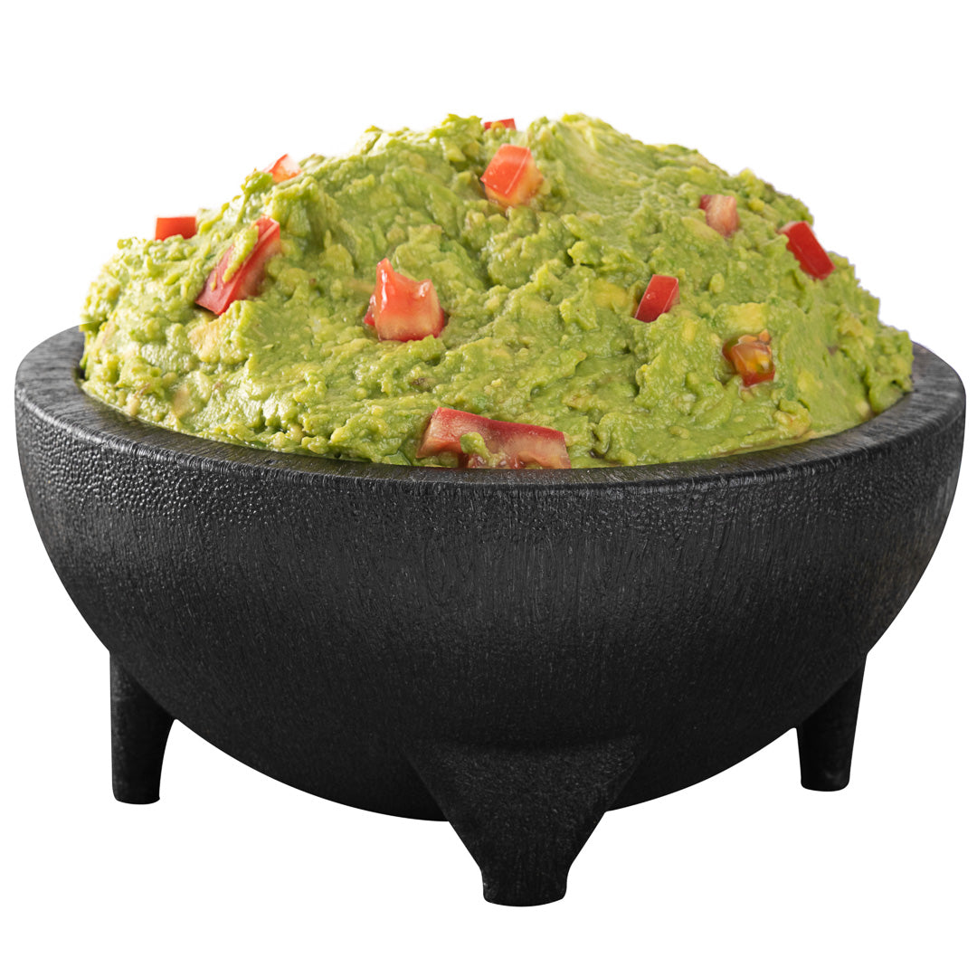 56 oz Black Thermal Plastic Molcajete Bowl - 8.75