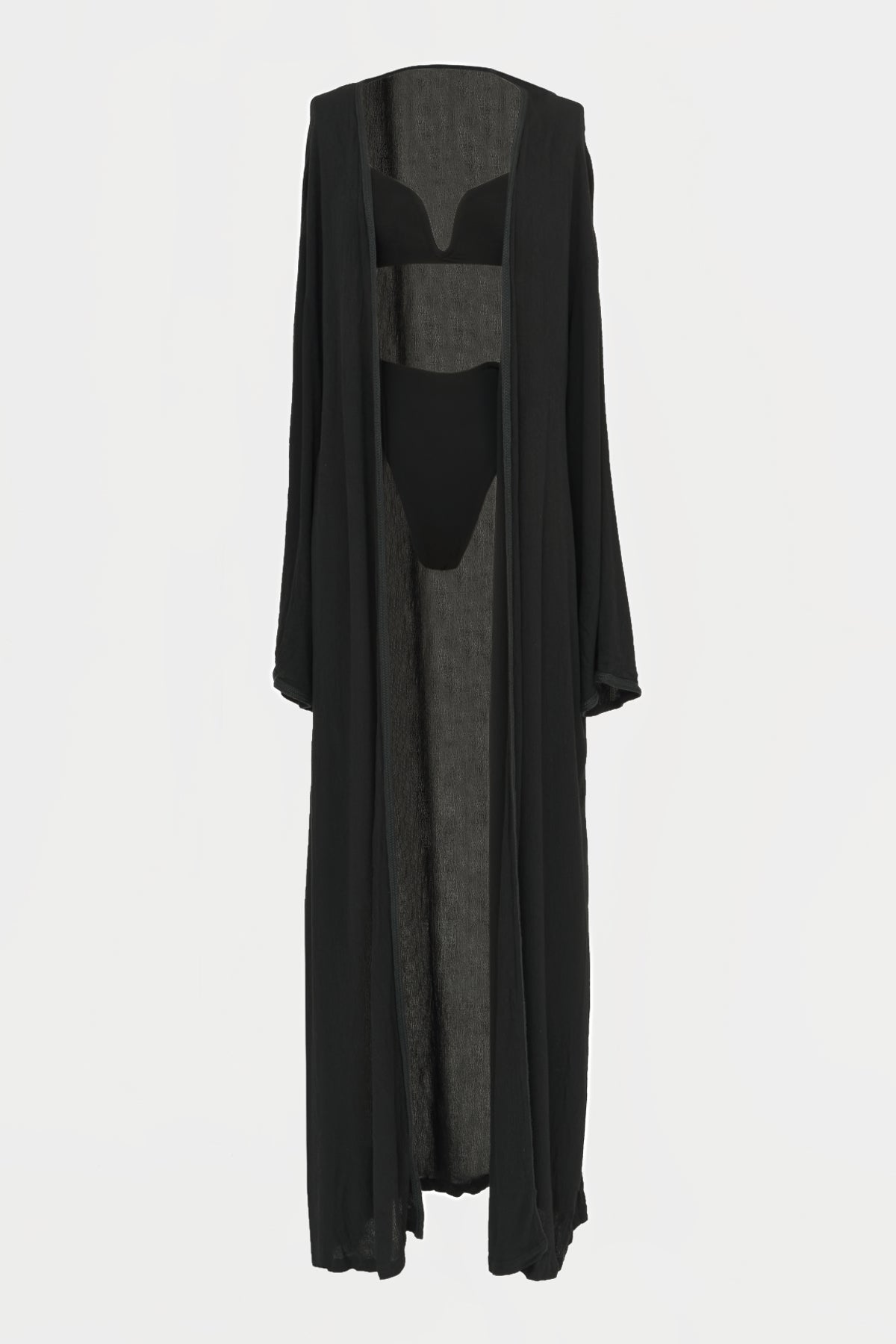 Arlo Robe for Women - Soft & Comfortable Black Bathrobe - Perfect for Spa, Lounge & Relaxation at Home