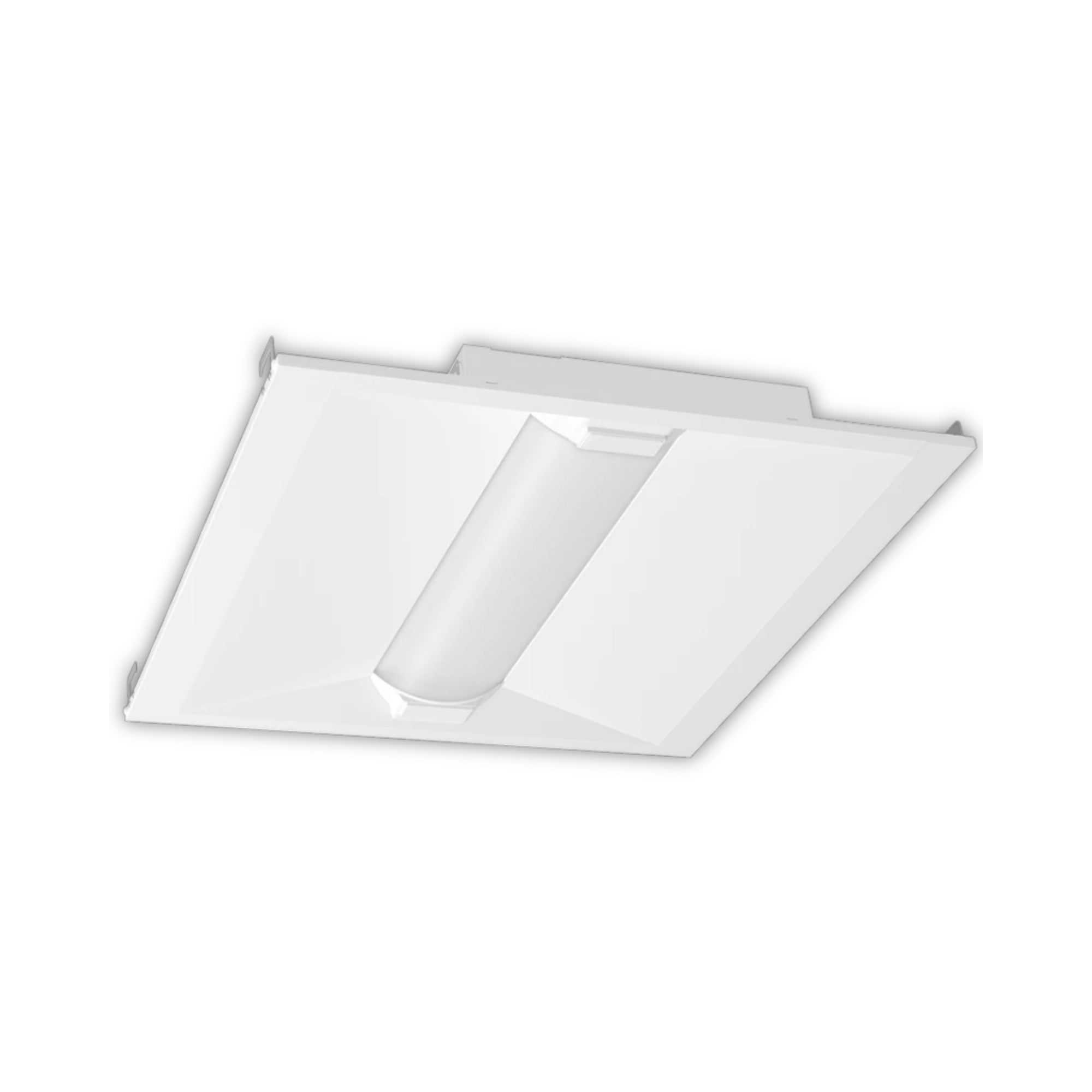 2x2 LED Troffer Light - 3700 Lumens, 30W, 3500K/4000K/5000K Color Temperatures with Battery Backup - Perfect for Office, Warehouse, and Commercial Lighting