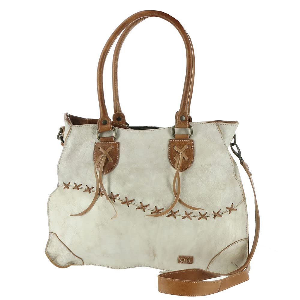 Stylish Bed:Stu Bruna Leather Satchel Bag for Women - Perfect for Work, Travel & Everyday Use