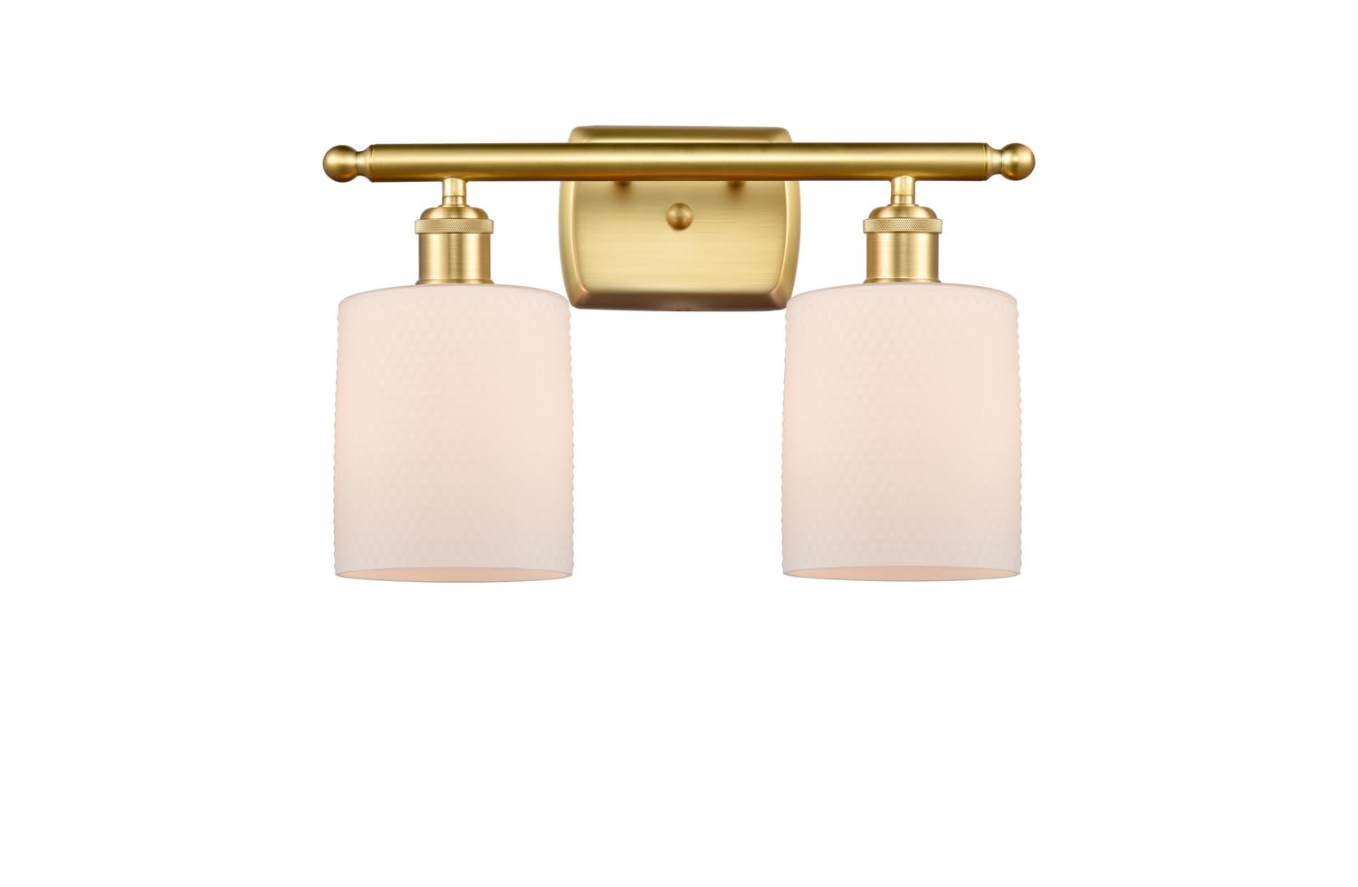 CoSGleskill 2-Light LED Bathroom Vanity Light Fixture - Modern Brushed Nickel Finish for Bathroom Mirror Lighting, Perfect for Home Renovation and Spa-Style Decor
