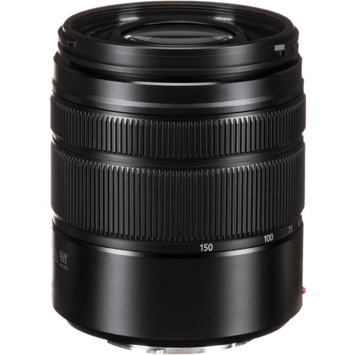 Panasonic Lumix G Vario 45-150mm f/4-5.6 ASPH MEGA OIS Telephoto Zoom Lens (Black) - Perfect for Portrait, Wildlife & Travel Photography