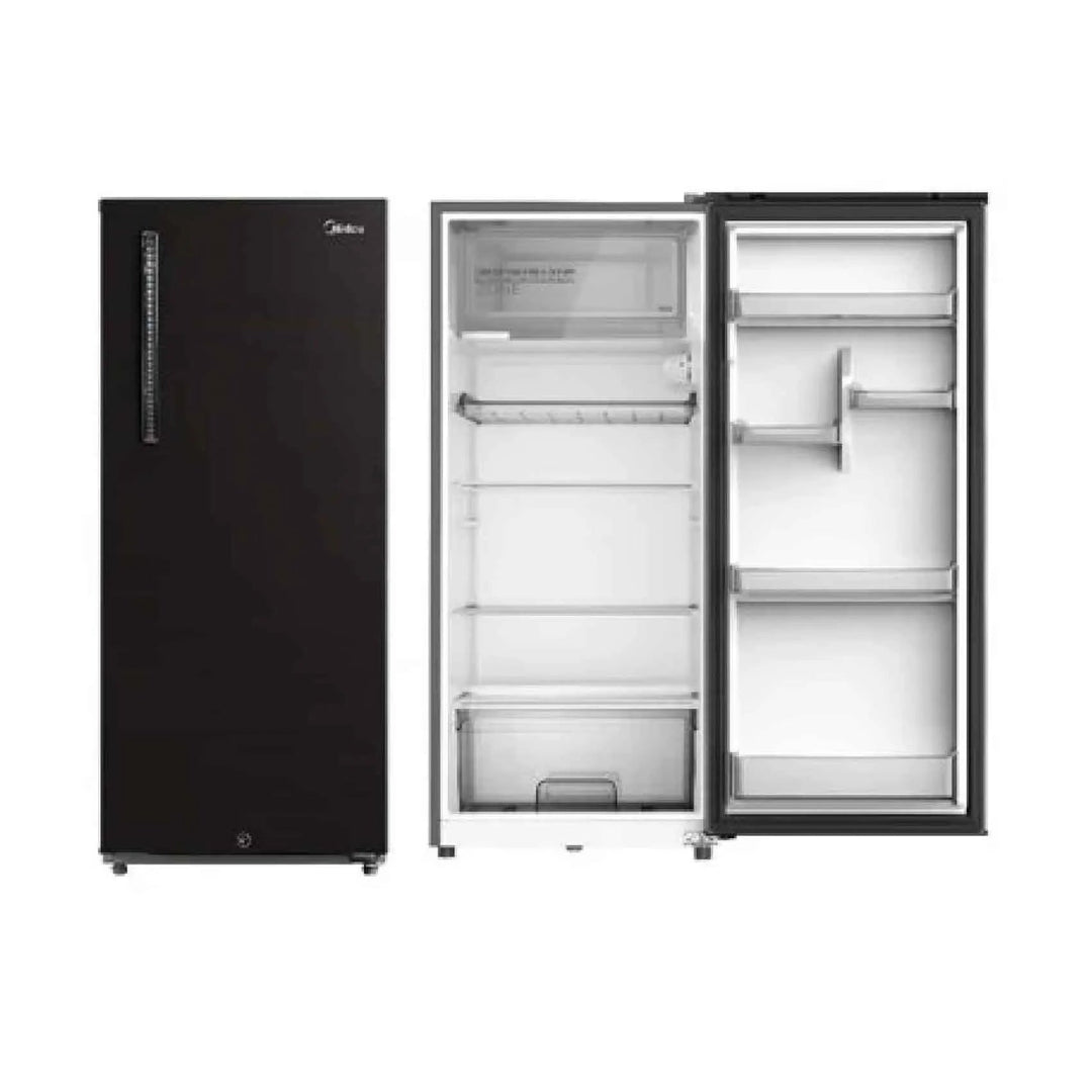 Midea 190L Single Door Refrigerator - Compact Freezer with Adjustable Shelves & Energy Saving - Perfect for Dorms, Apartments & Small Kitchens