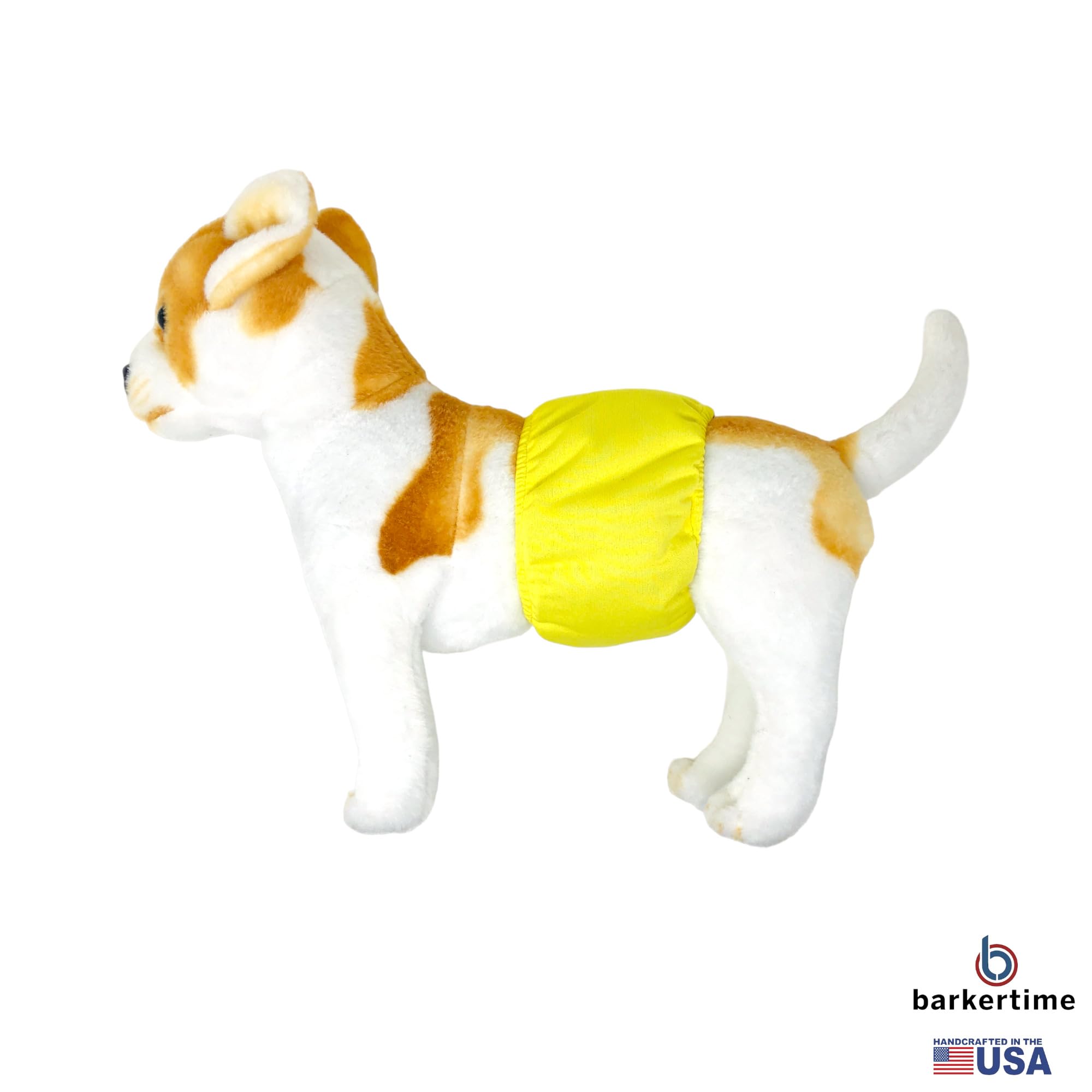 Premium XXL Lemon Yellow Dog Belly Band - Male Dog Wrap Diaper for Incontinence (Made in USA) - Perfect for House Training, Travel & Senior Dogs