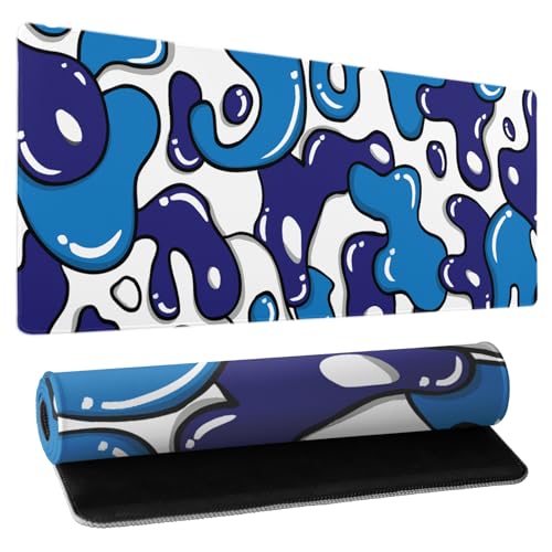 Japanese Geometric-navy Blue White