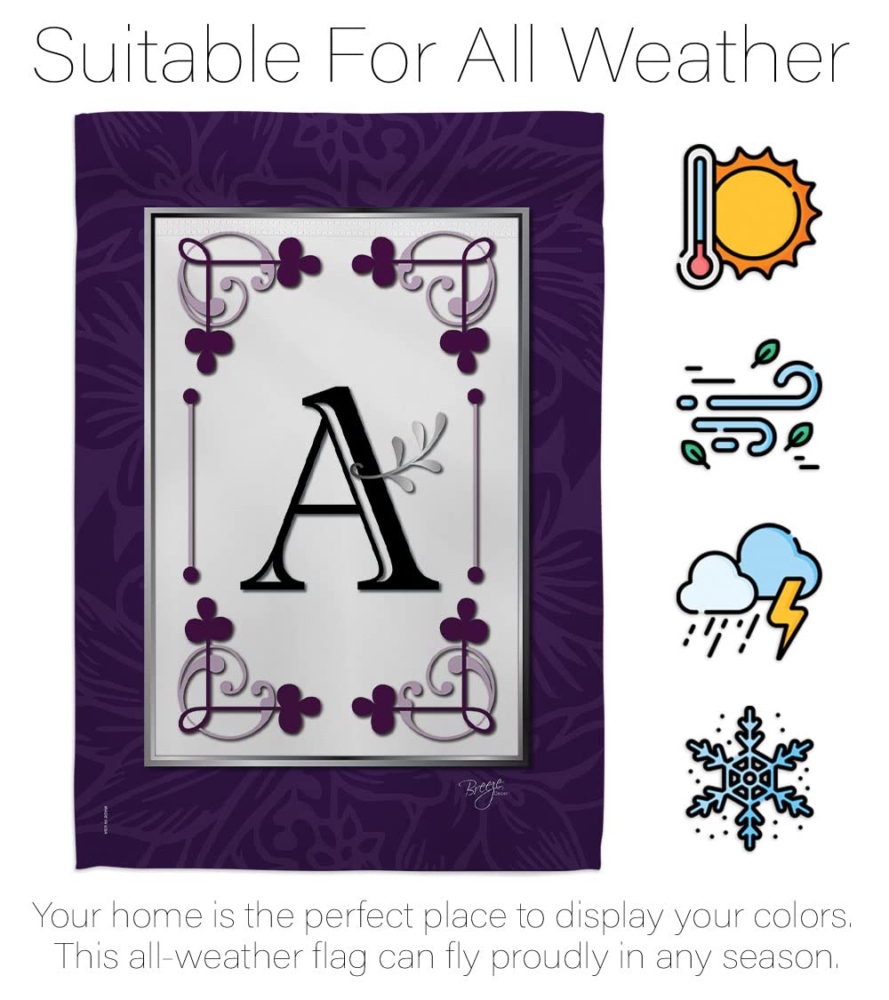 Classic A Initial House Flag Set - 28