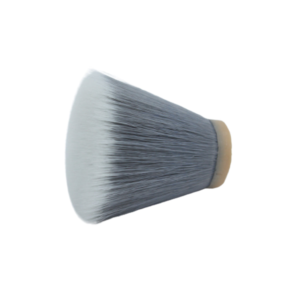 28mm SilkSmoke™ Synthetic Knot Fan/FlatTop Hybrid Makeup Brush - Professional Foundation & Powder Application for Flawless Makeup Looks